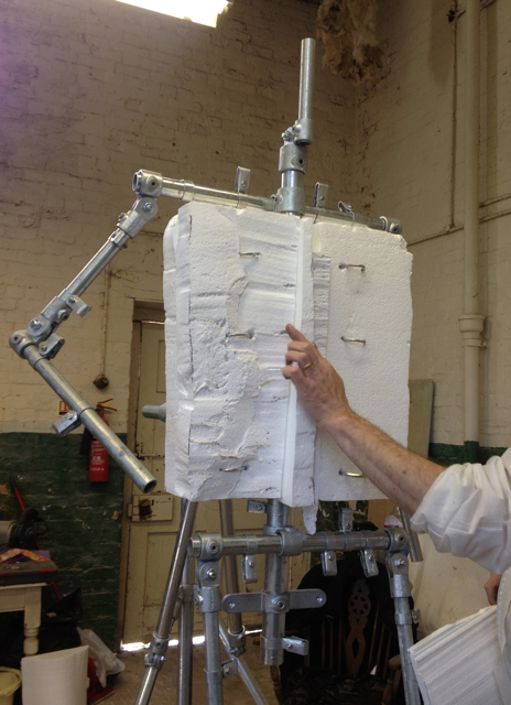 Adding polystyrene to the Gresley armature