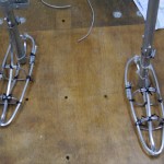 Feet armature for the Gresley statue - by Hazel Reeves