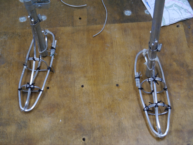 Feet armature for the Gresley statue - by Hazel Reeves