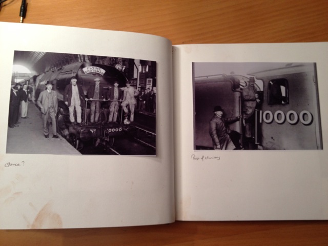 Hazel Reeves' book for Gresley maquette project