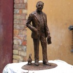 Patinating the Gresley maquette - by Hazel Reeves 3