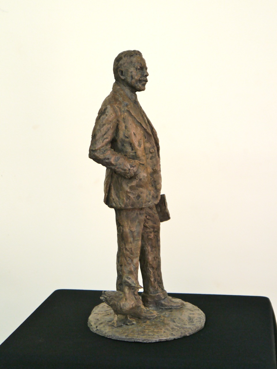 The bronze Sir Nigel Gresley and Mallard maquette