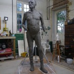 Clay Gresley sculpture, by Hazel Reeves