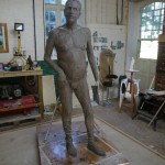 Clay Gresley sculpture, by Hazel Reeves
