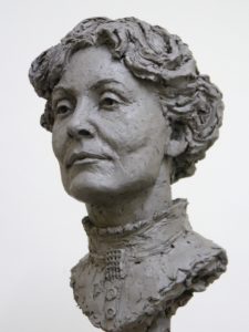 Emmeline Pankhurst - sculpture by Hazel Reeves