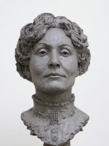 Emmeline Pankhurst - sculpture by Hazel Reeves