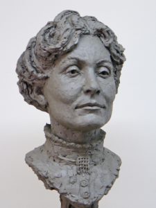 Emmeline Pankhurst - sculpture by Hazel Reeves