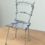 Armature for Emmeline Pankhurst chair by Hazel Reeves