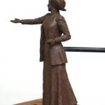 Emmeline Pankhurst sculpture by Hazel Reeves