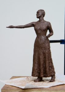 Emmeline Pankhurst - sculpture by Hazel Reeves