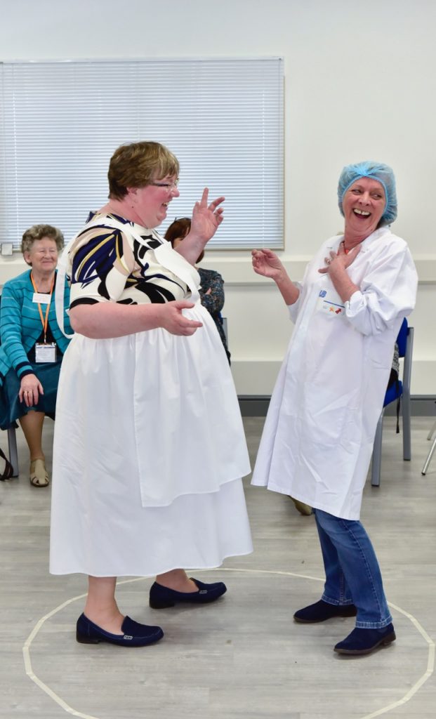 Jane and Dot crack everyone up. Photo by Stuart Walker