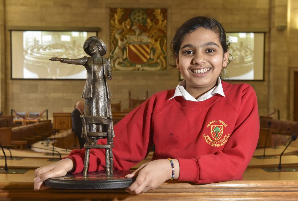 Fatima Shahid from Newall Green Primary School Hazel Reeves