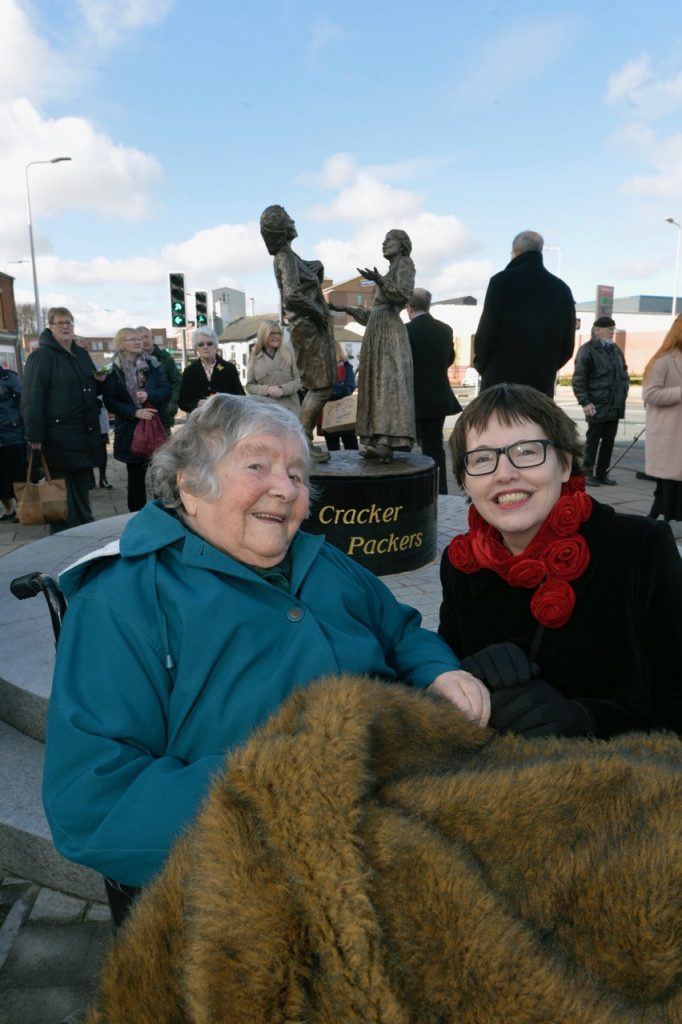 Margaret Carr with Hazel Reeves