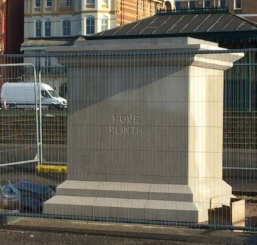 Hove Plinth ready for installation