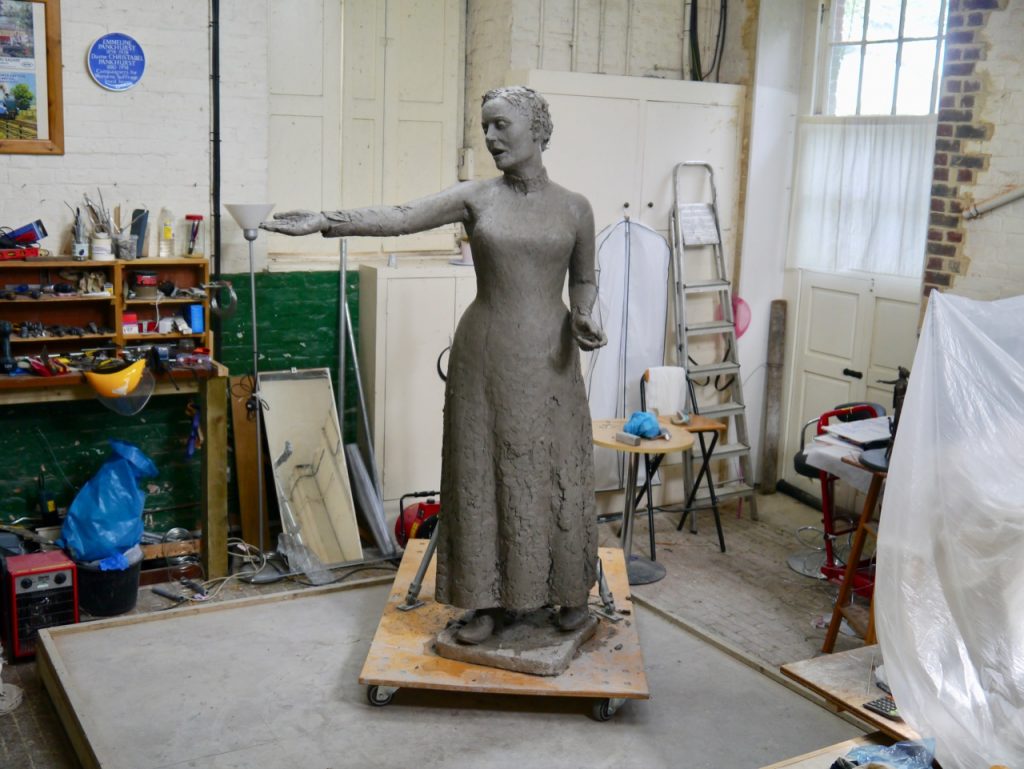 Emmeline work in progress by Hazel Reeves - photo by Hazel