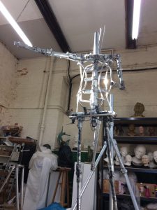 Emmelines armature - photo by Hazel Reeves