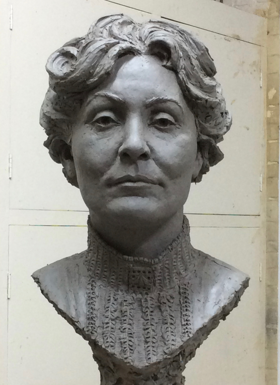 Emmeline Pankhurst portrait byHazel Reeves