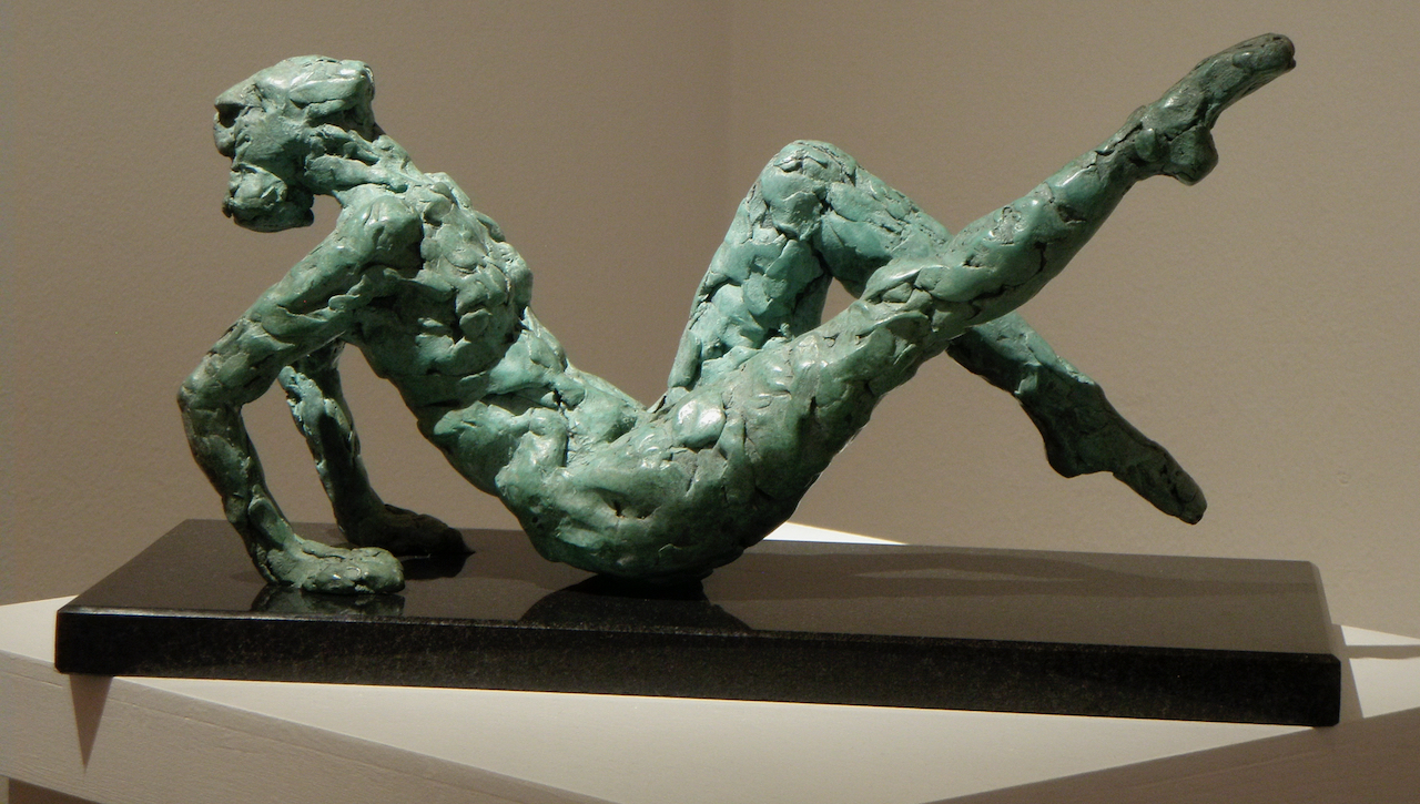 Image of bronze dancing figure by Hazel Reeves