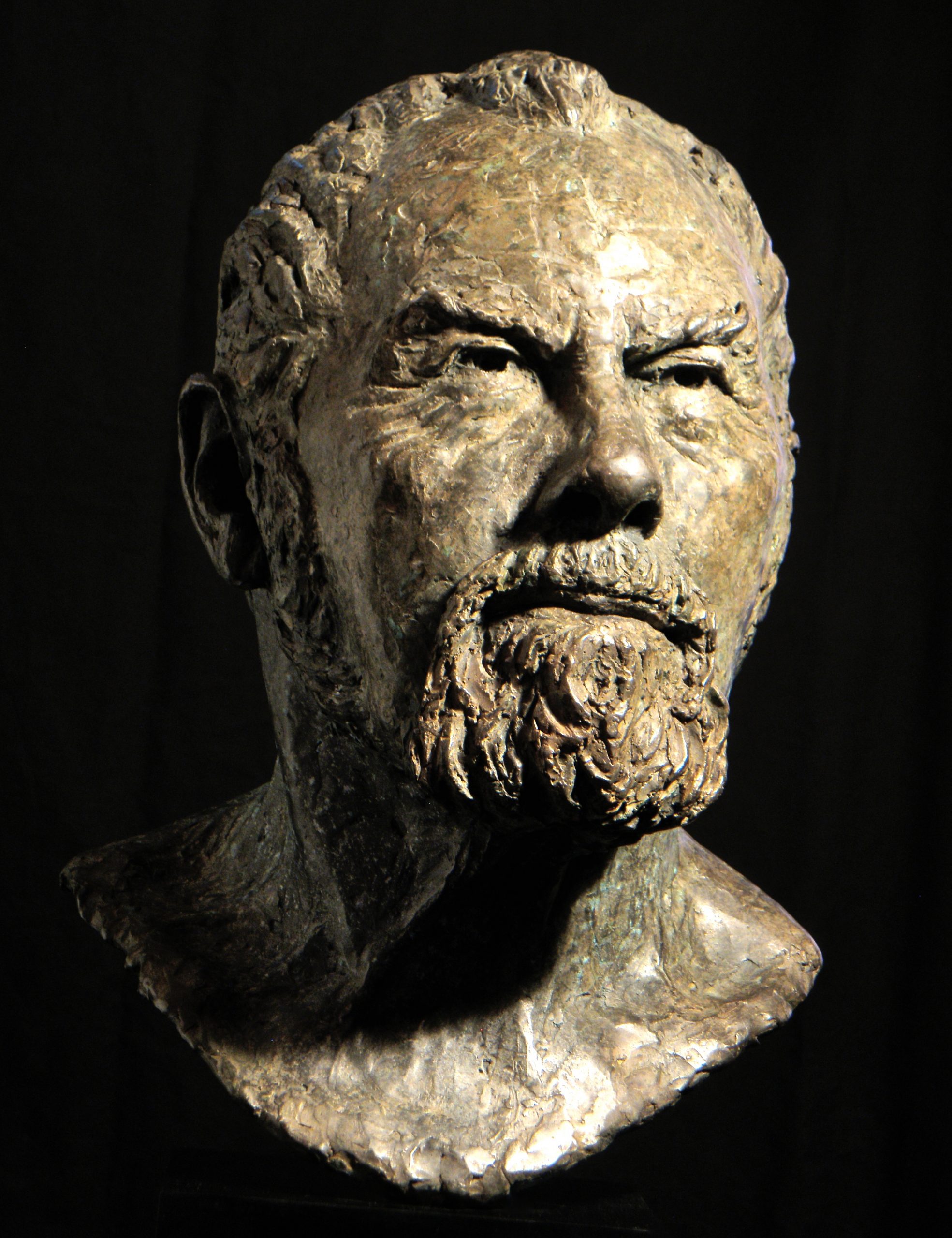 Sir John, bronze - by Hazel Reeves